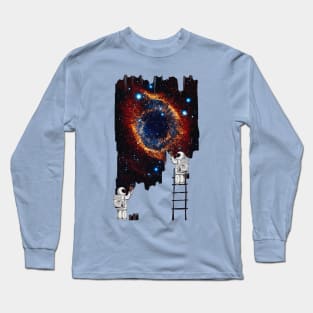 spaceman painting Long Sleeve T-Shirt